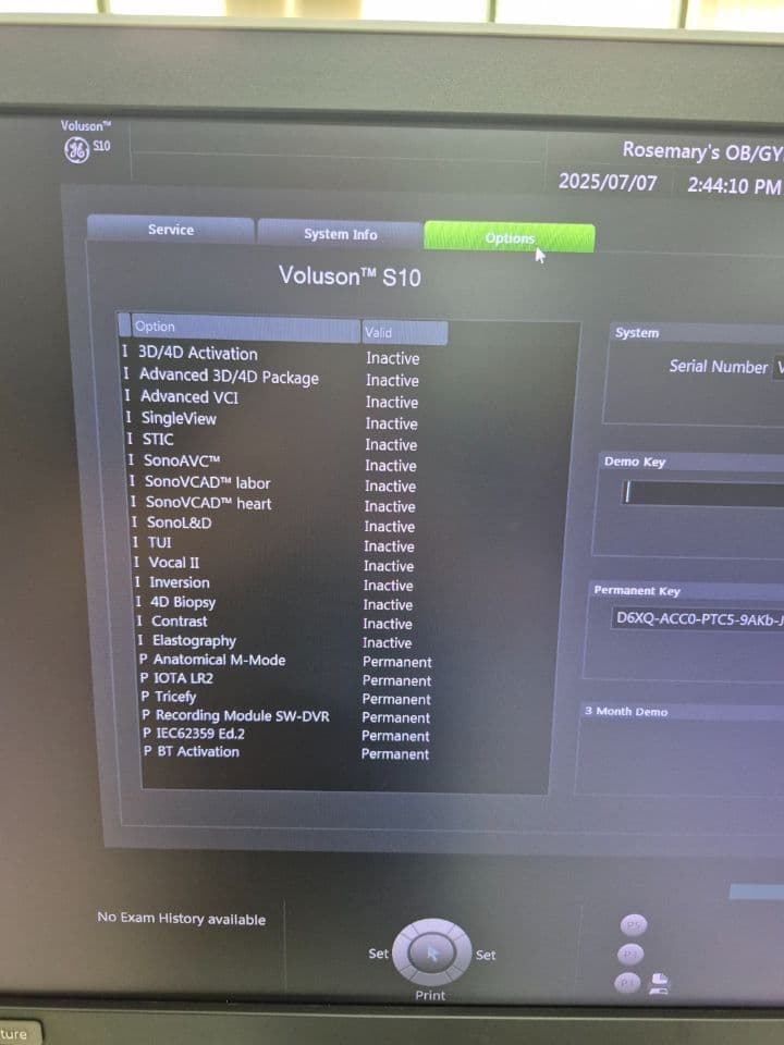 GE Healthcare Voluson S10 OB/GYN Ultrasound System thumbnail 8
