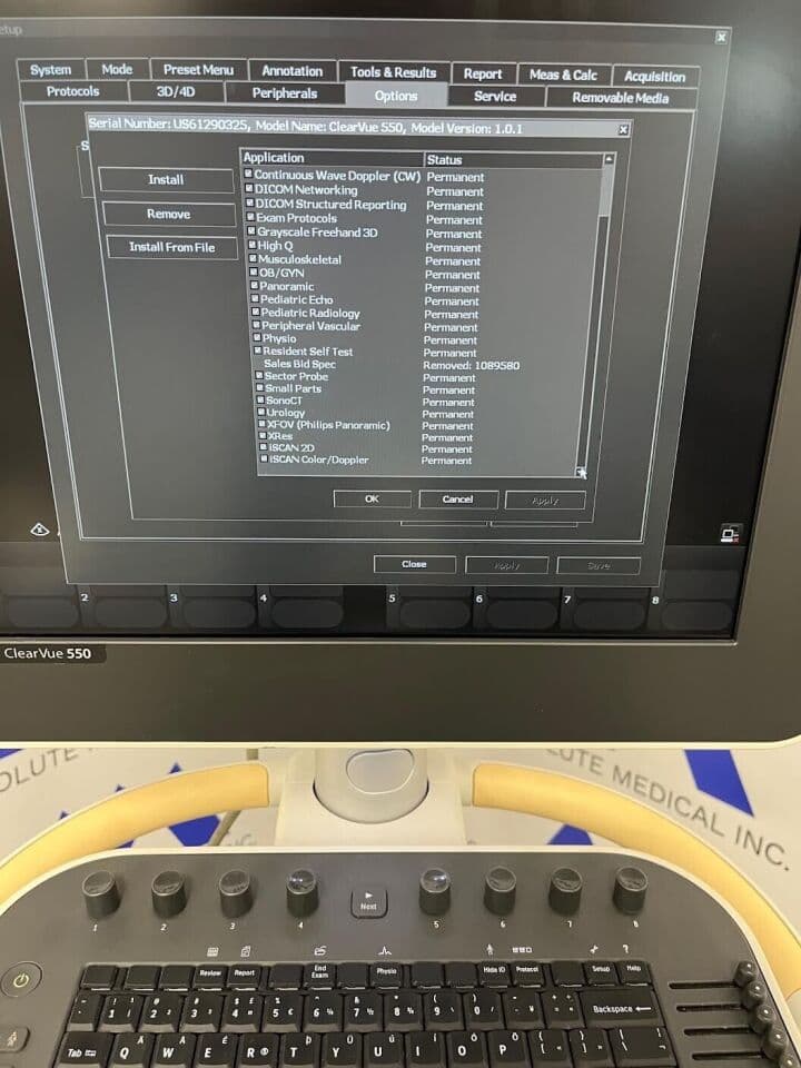 Philips ClearVue 550 Ultrasound System for General Imaging thumbnail 4