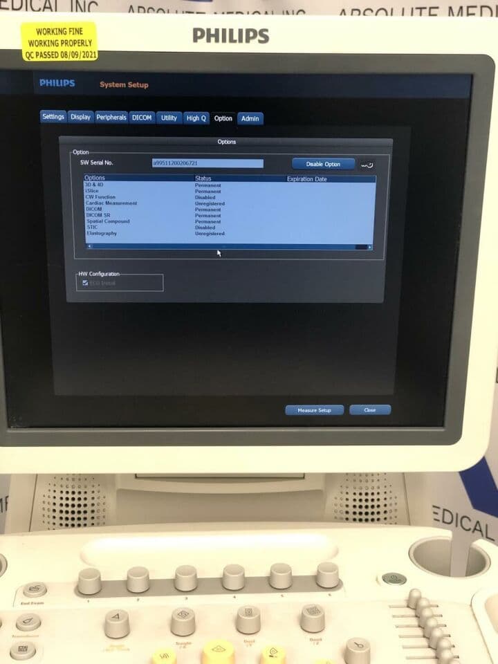 Philips HD9 Ultrasound System with C6-3 and V9-4v Transducers thumbnail 3