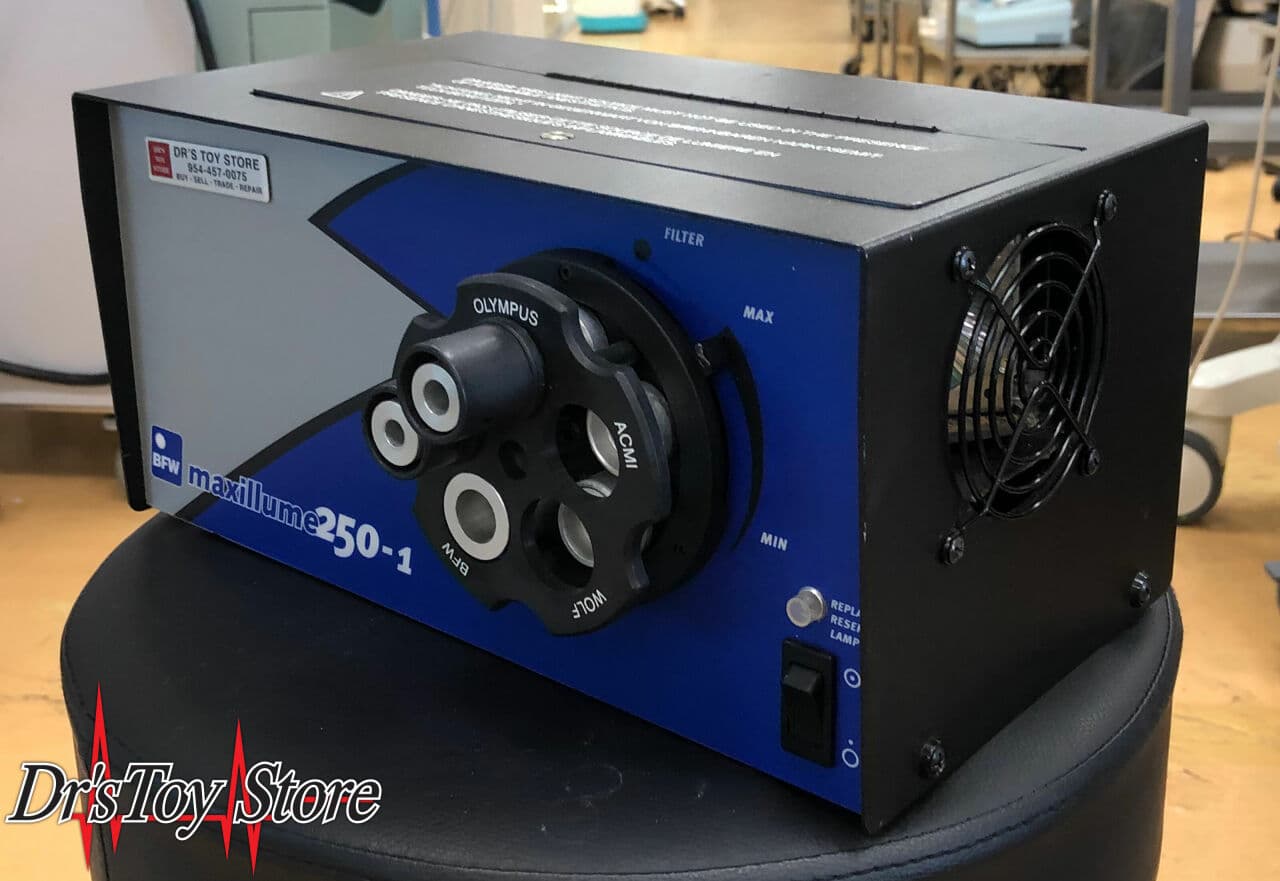 BFW Maxillume 250-1 Single Fiber Optic Endoscopy Light Source thumbnail 2