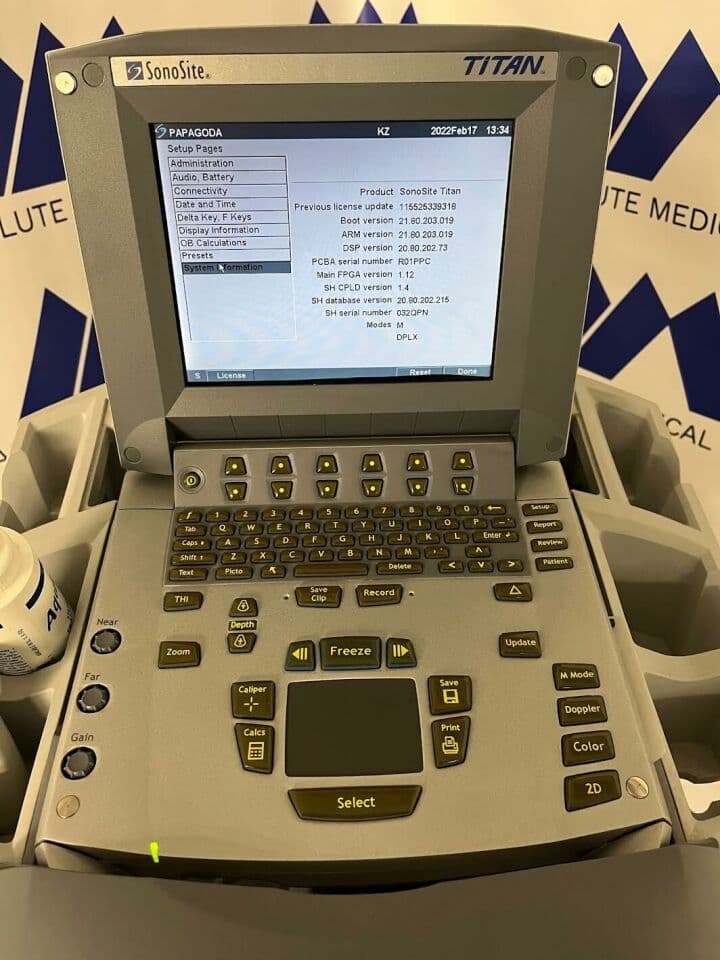 SonoSite Titan Ultrasound System with L38 Linear Probe thumbnail 5