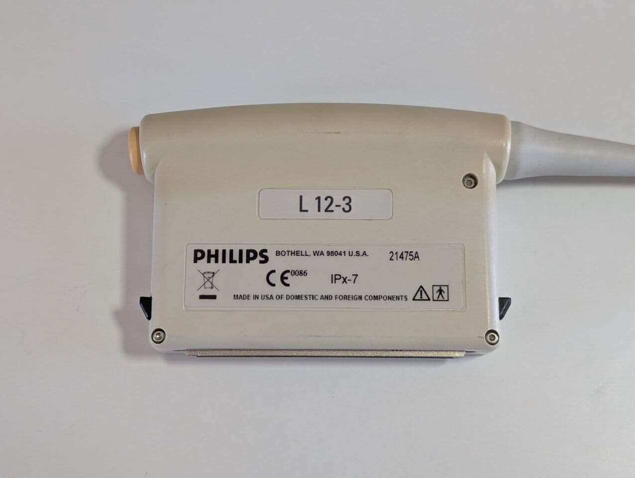 Philips L12-3 Linear Array Ultrasound Transducer thumbnail 2