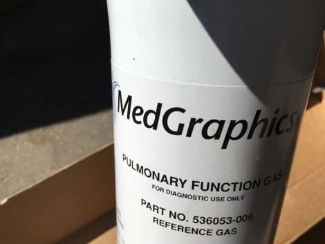 Oxygen Tank for Medgraphics Cardiopulmonary Systems thumbnail 2