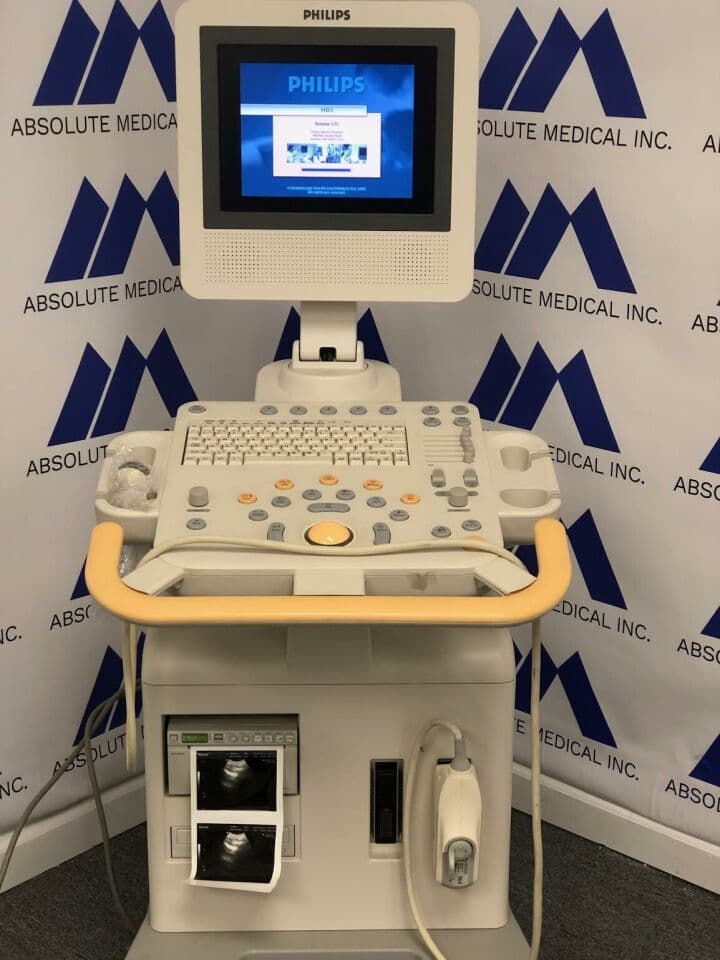 Philips HD 3 Diagnostic Ultrasound System with L9-3 Linear Probe thumbnail 2