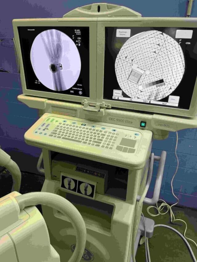 GE OEC 9900 Elite | Vascular MTS C-Arm | YOM 2012 | 12" Image Intensifier | Digital Subtraction Angiography | 2020 Remote User Interface | SW 7.0.59 thumbnail 3