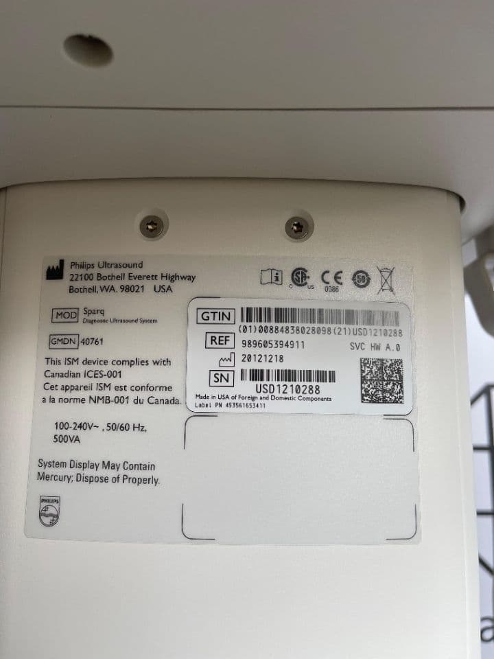 Philips Sparq Ultrasound System thumbnail 11