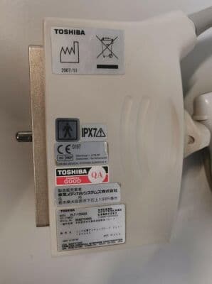 For Vascular and Small Parts Imaging: Toshiba PLT-1204AX Linear Ultrasound Transducer thumbnail 5