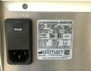 Ellman Radiolase 3 Cosmetic General Electrosurgical Unit thumbnail 3