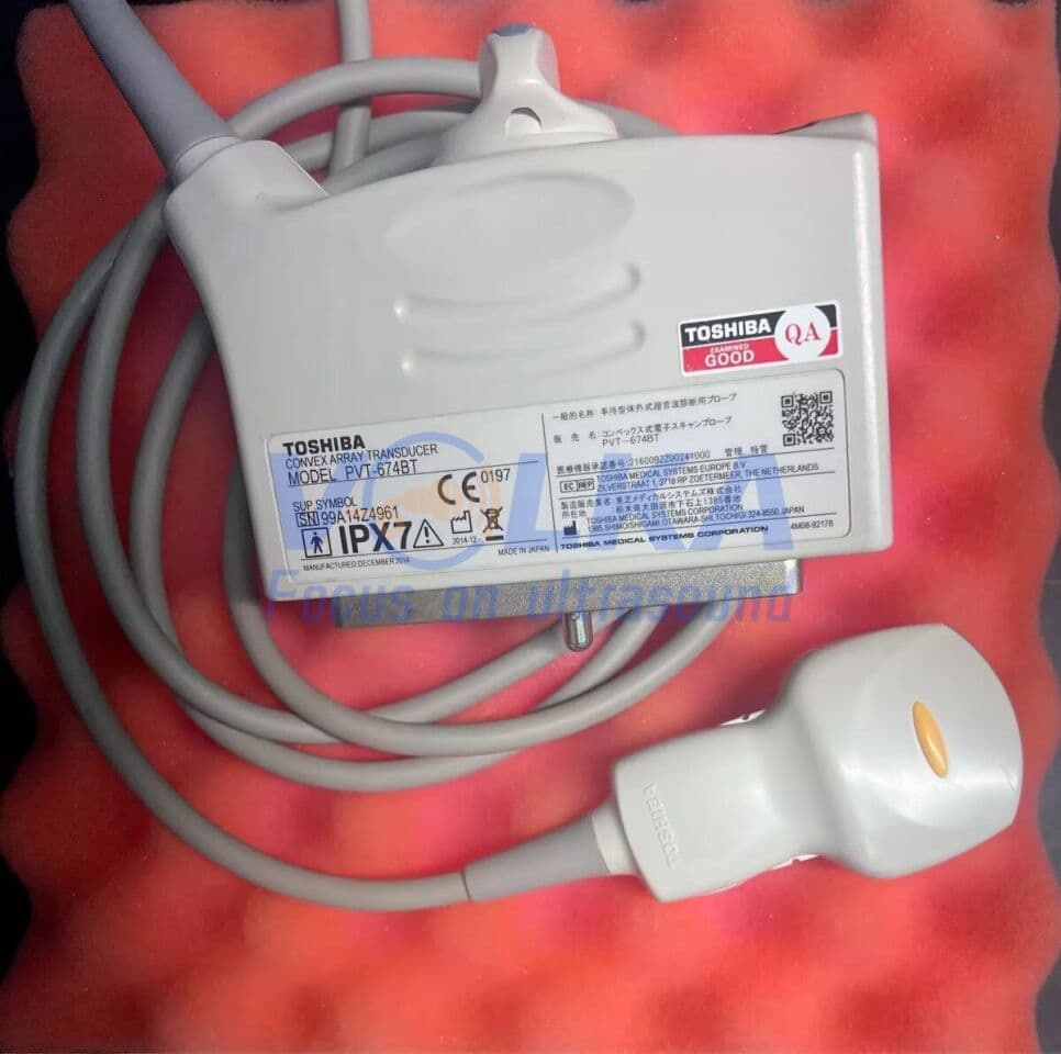 Toshiba PVT-674BT Micro-Convex Ultrasound Transducer image 1