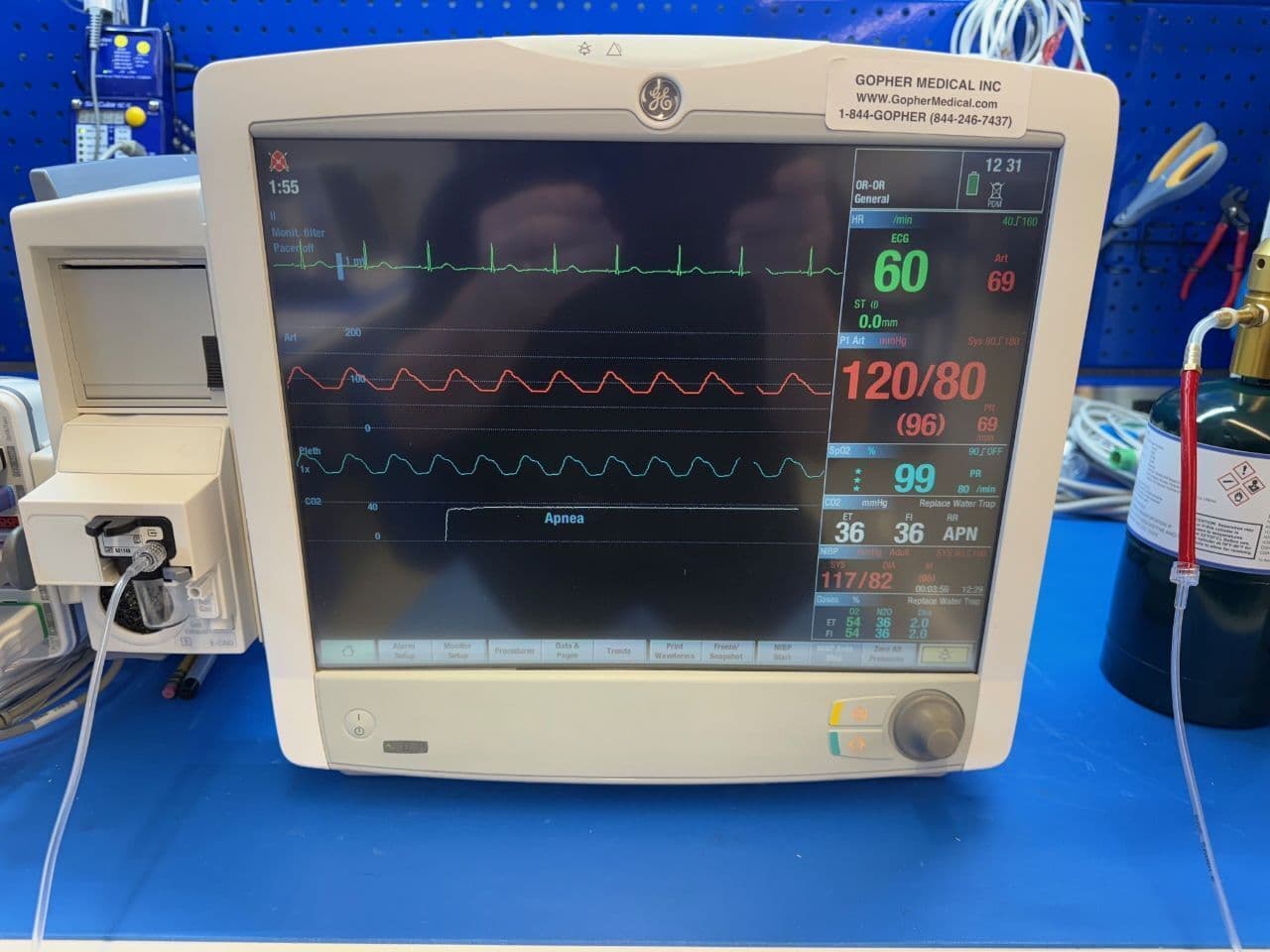 For Sale GE B650 Anesthesia Monitor Anesthesia Monitor thumbnail 3