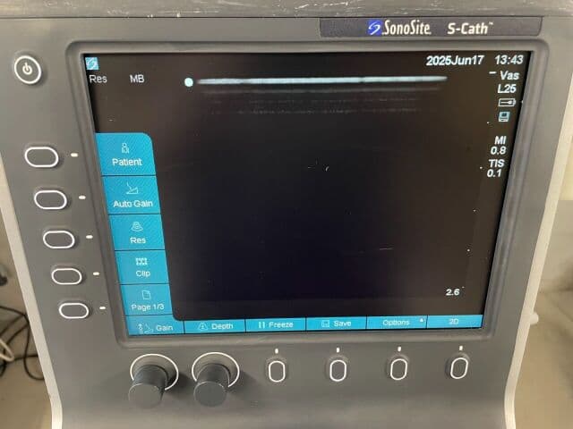 Sonosite S-Nerve / S-Cath Portable Ultrasound System with L25x Linear Transducer - OEM Clinical Grade thumbnail 3