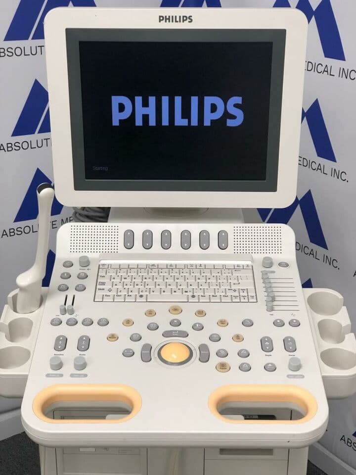 Philips HD7 Ultrasound System with C8-4v Endocavitary Probe image 1