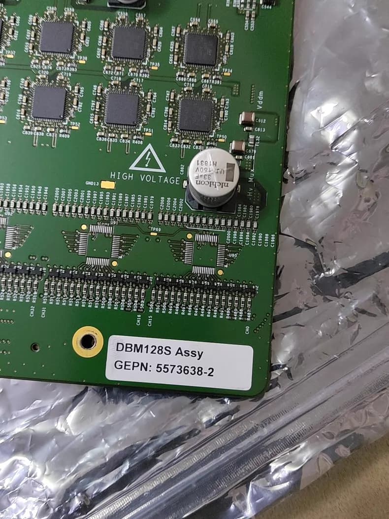 GE 5573638-2 | Voluson S8 S10 DBM128S Board | Ultrasound Digital Beamformer PCB | Voluson S Series Spare Parts | Ultrasound Frontend Transmitter Receiver Board thumbnail 3