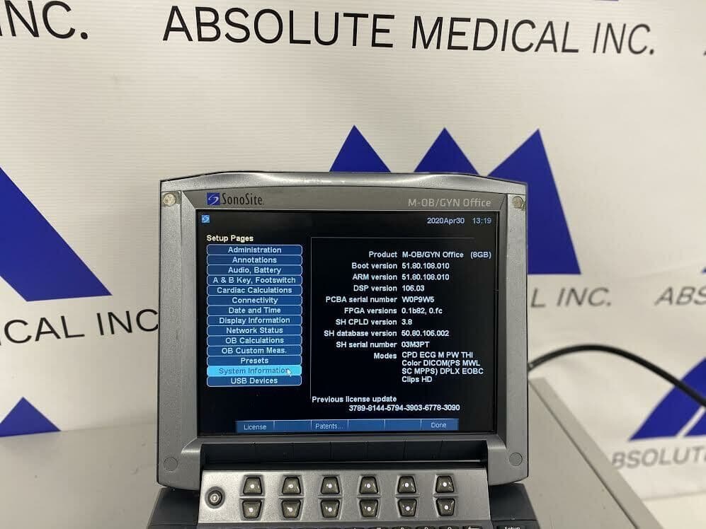 SonoSite M-Turbo Portable Digital Ultrasound System thumbnail 2