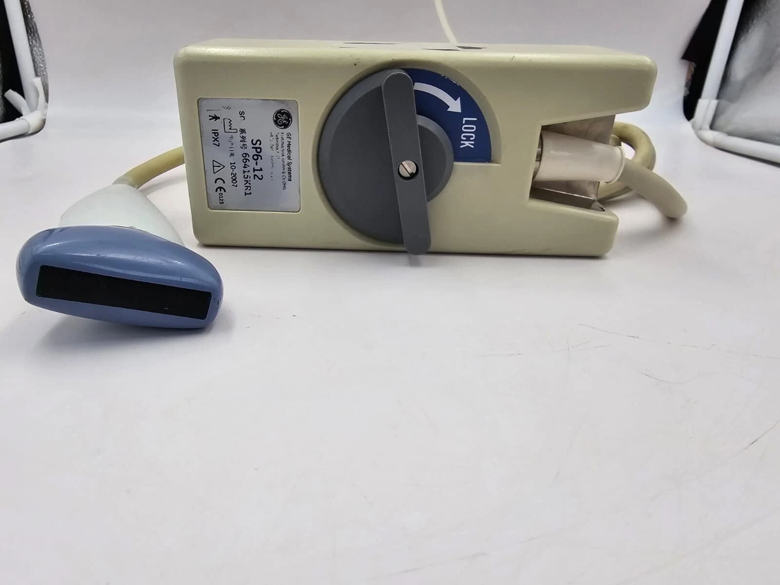 GE SP6-12 High-Frequency Linear Ultrasound Probe for Small Parts, Vascular & Musculoskeletal Imaging