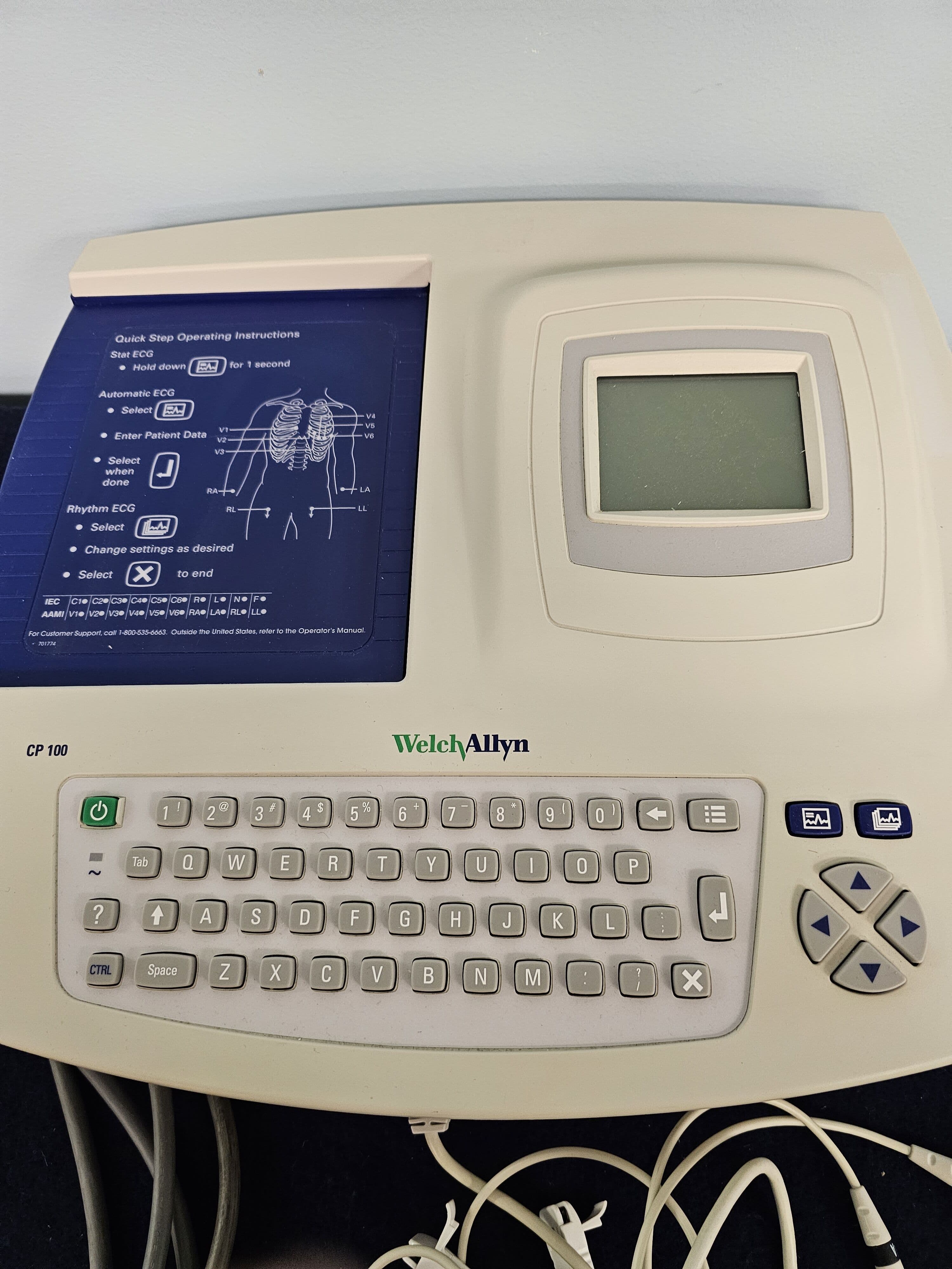 Welch Allyn CP 100 Resting Electrocardiograph (EKG)
