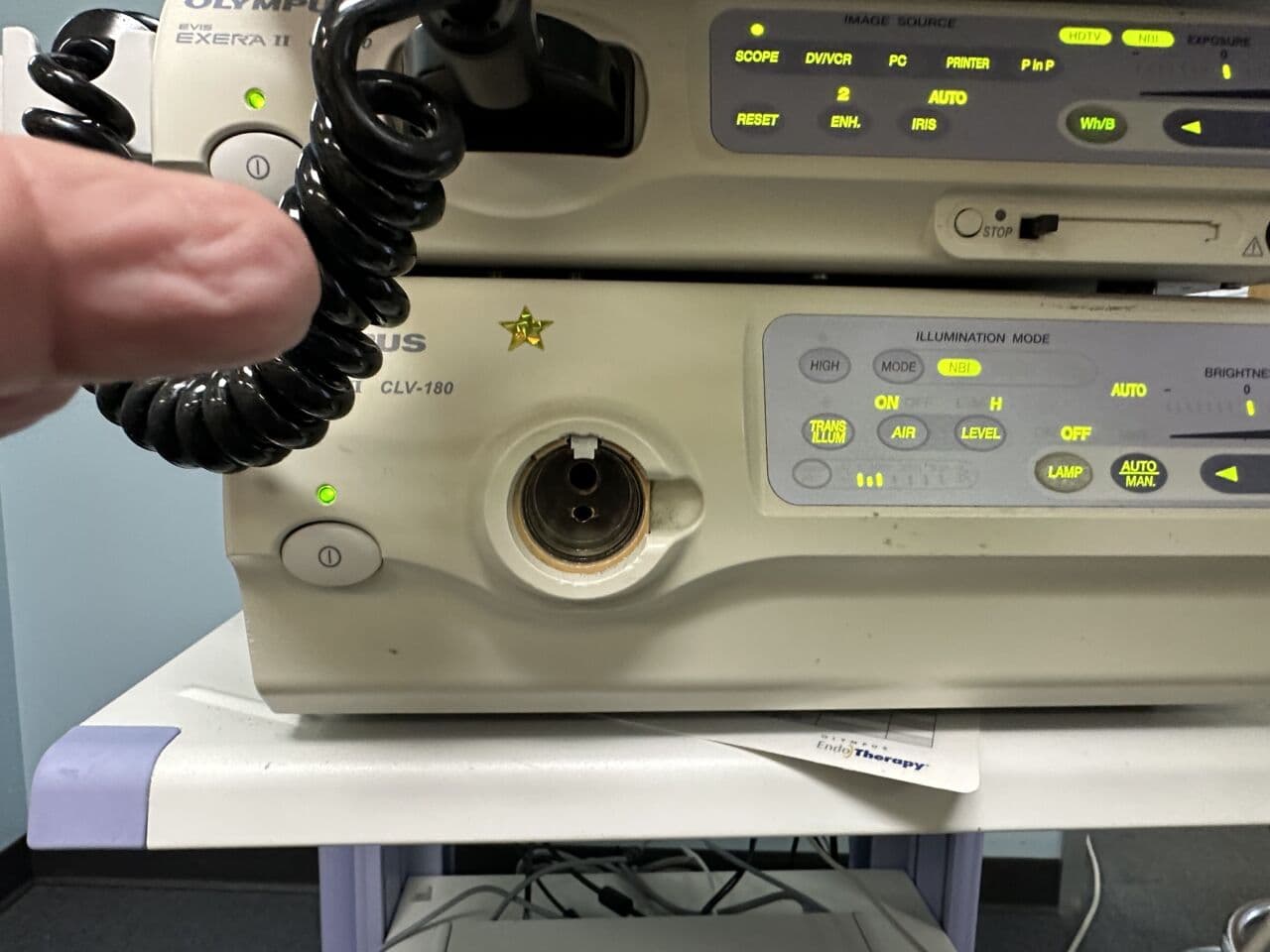 Olympus Evis EXERA II CV-180 Video Endoscopy Tower thumbnail 3