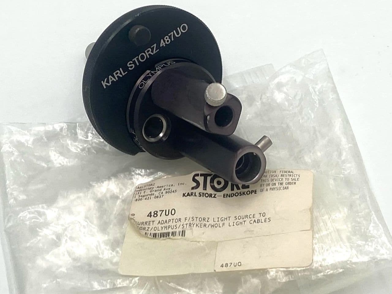 Karl Storz 487UO Turret Adaptor for Light Source image 1