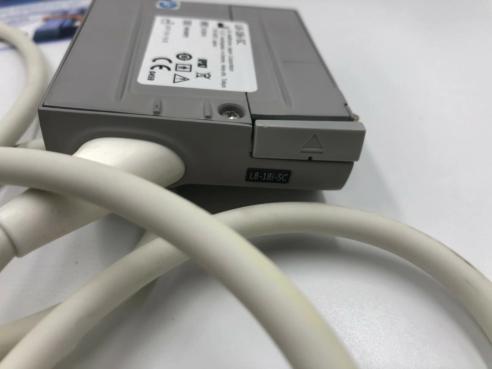 GE L8-18i-SC High-Frequency Hockey Stick Ultrasound Probe for Vascular, MSK, Nerve Block & Venue 50 Systems