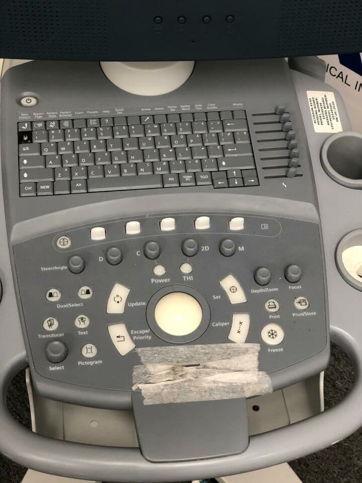 Siemens Acuson X150 Ultrasound System for Parts thumbnail 2