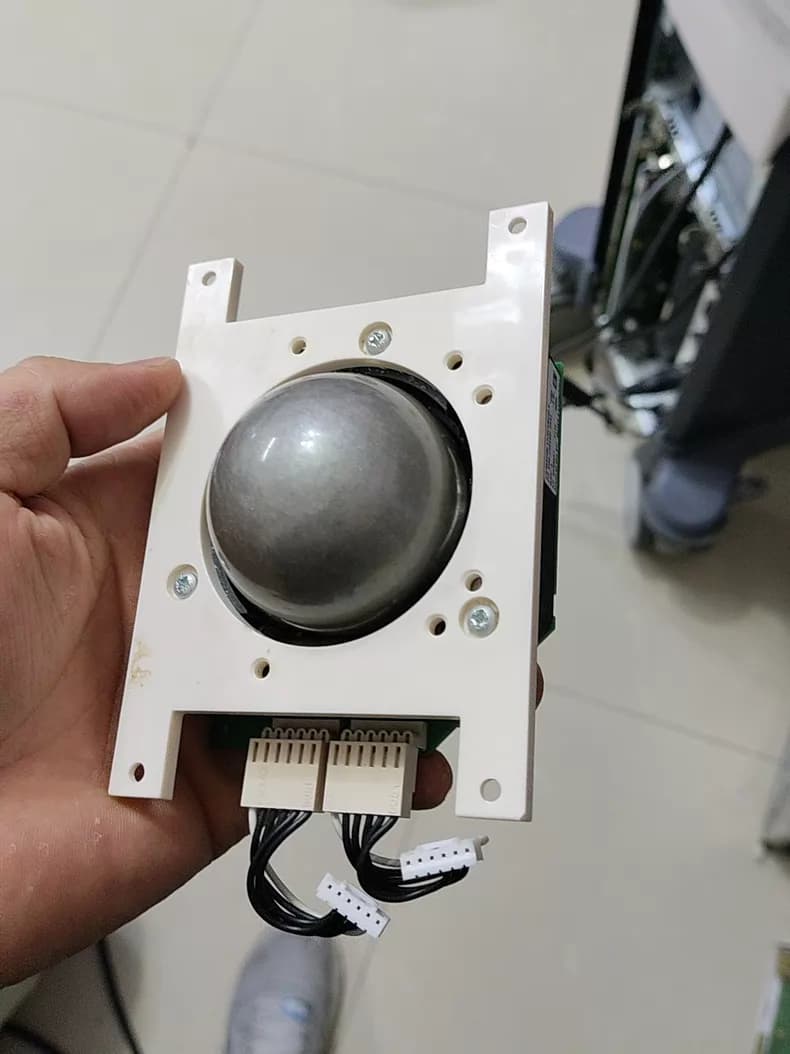 GE Voluson E8 Trackball Assembly Model P50-16029D Tested Working Cursor Control Module