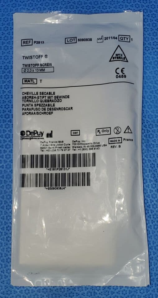 For Sale DEPUY P2813 Twistoff Screw image 1