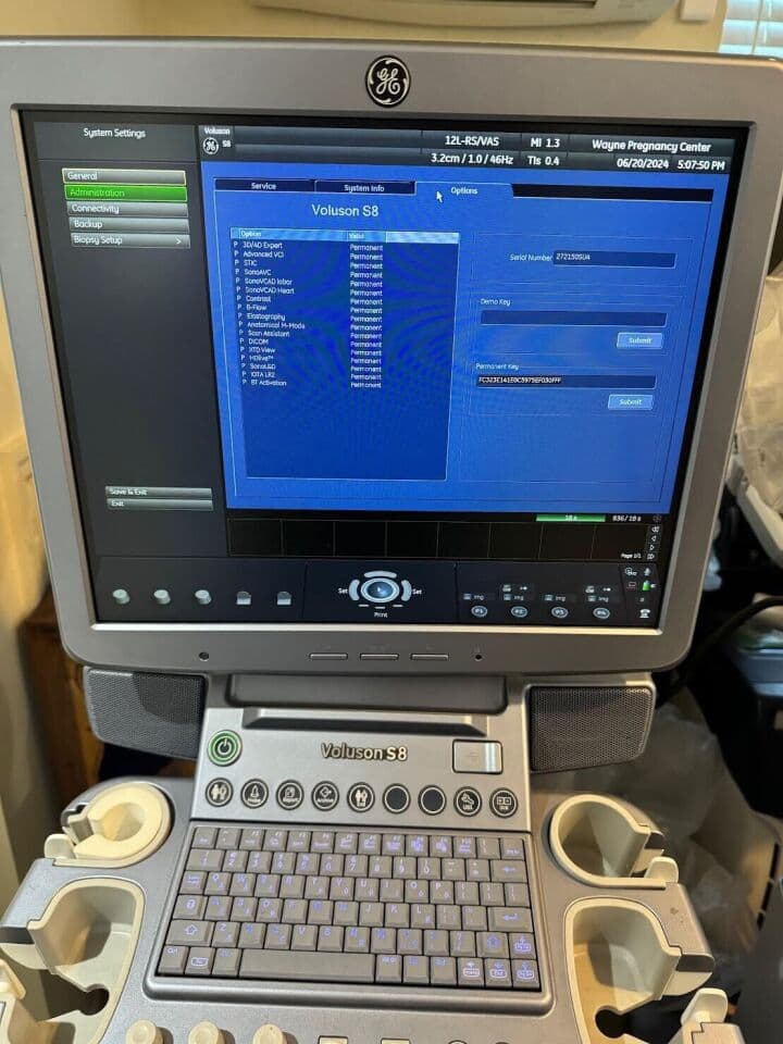 GE Voluson S8 3D/4D Ultrasound System thumbnail 3