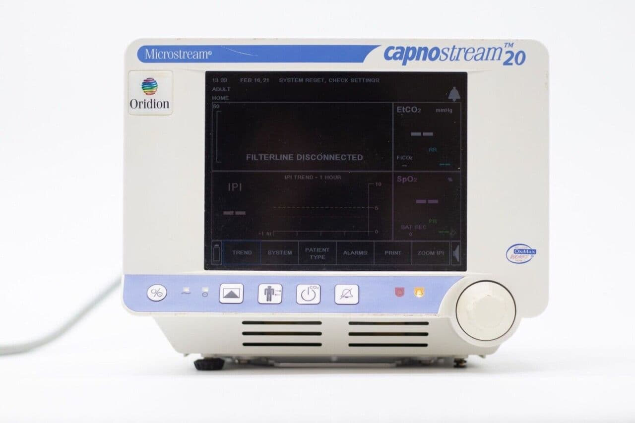 GE Capnostream 20 Capnography and Oximetry Monitor image 1
