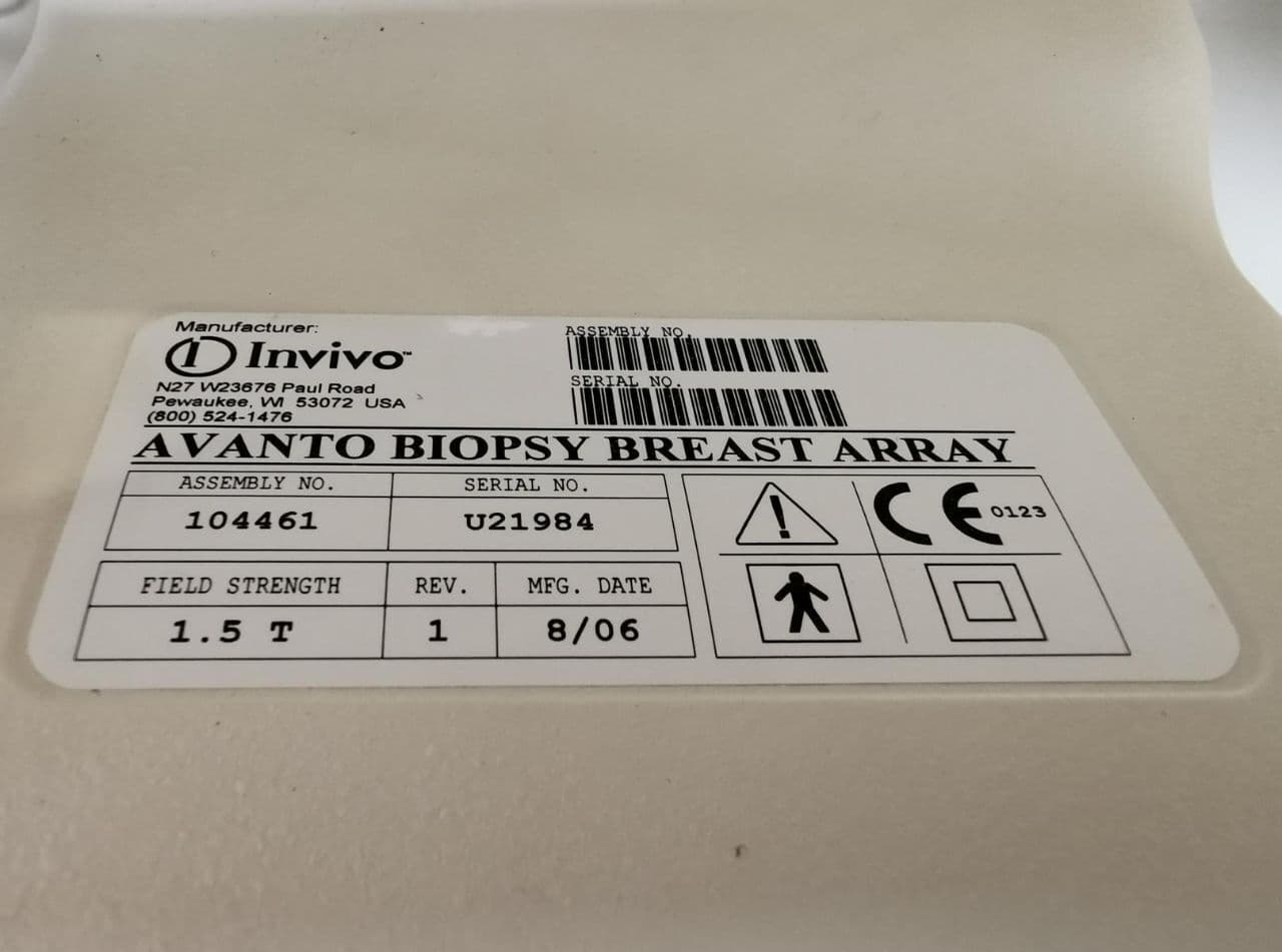 Invivo Avanto Biopsy Breast Array Assembly thumbnail 5