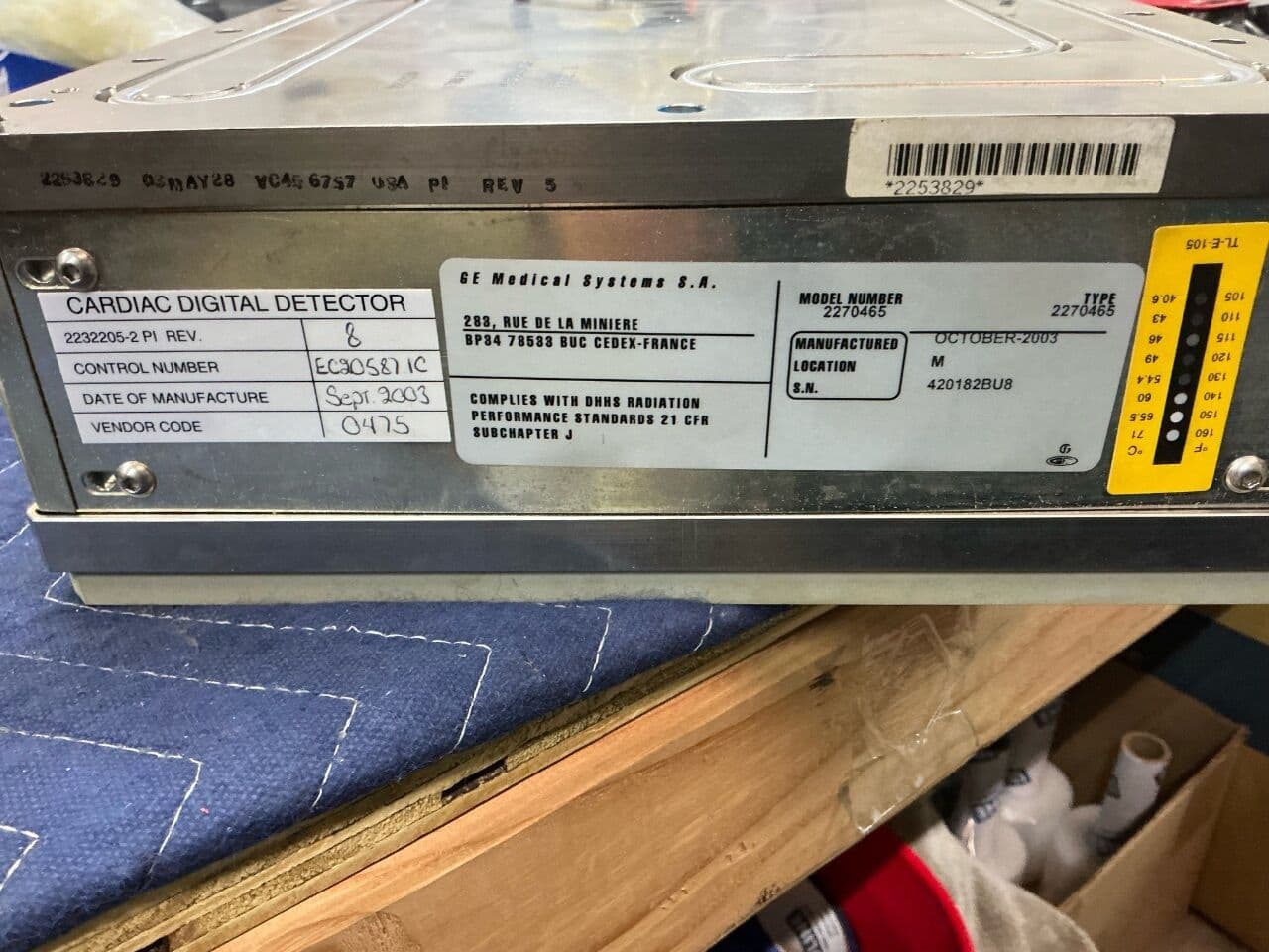 GE Apollo Digital Detector 2270465 for Cath Lab Systems thumbnail 4