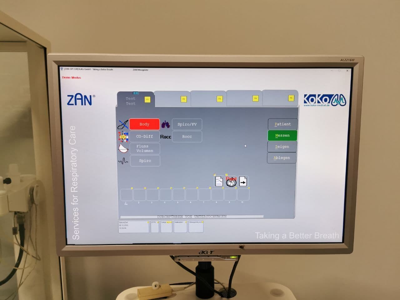 Pulmonary Function Testing Plethysmograph — Nspire ZAN 500 Body USB thumbnail 9