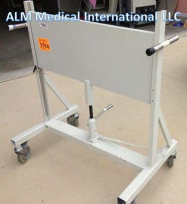 Adjustable Height Mobile Radiation Shield by Biodex for Hot Lab Safety thumbnail 3