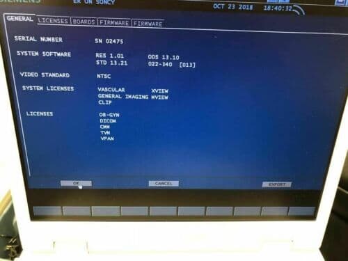 Siemens Acuson P300 Portable Diagnostic Ultrasound System thumbnail 8