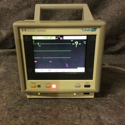 Hewlett Packard M3046A Bedside Patient Monitor thumbnail 2