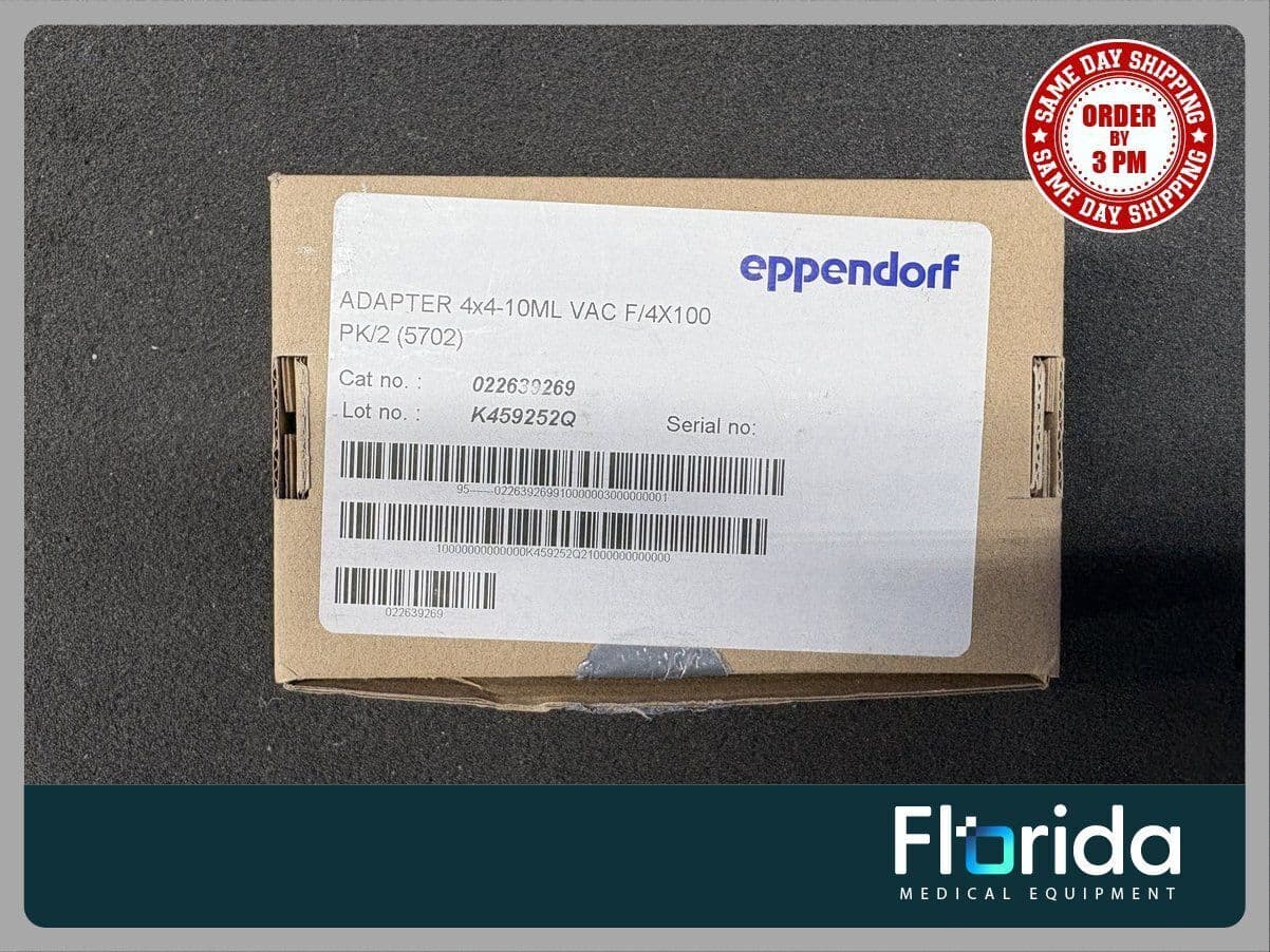 For Sale EPPENDORF 735.000 2 PCS 4 X 10 ML FOR ROUND BUCKET 85 ML / 100 ML CAT NO: 022639269 image 1