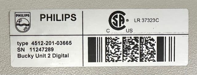 Philips 451220103665 Digital Bucky Component for Rad Rooms thumbnail 2