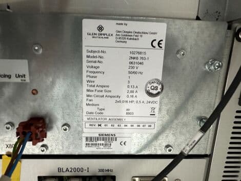 Siemens 10276815 Ventilator Assembly for MRI Systems thumbnail 2