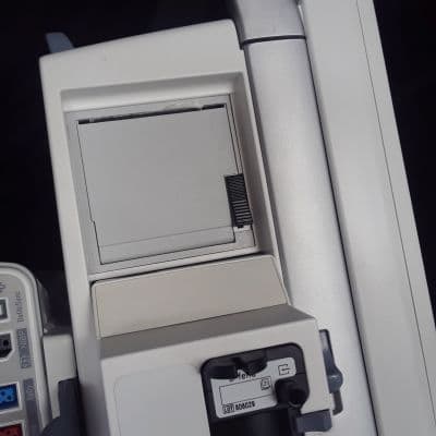 GE CARESCAPE B650 Patient Monitor with PDM, E-CAIO Gas Module, and Recorder thumbnail 7