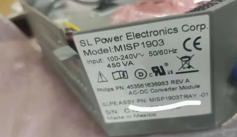 Philips ClearVue MISP1903 Ultrasound Power Supply