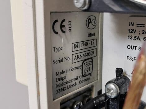 Draeger Evita 4 Intensive Care Ventilator in Excellent Condition thumbnail 9