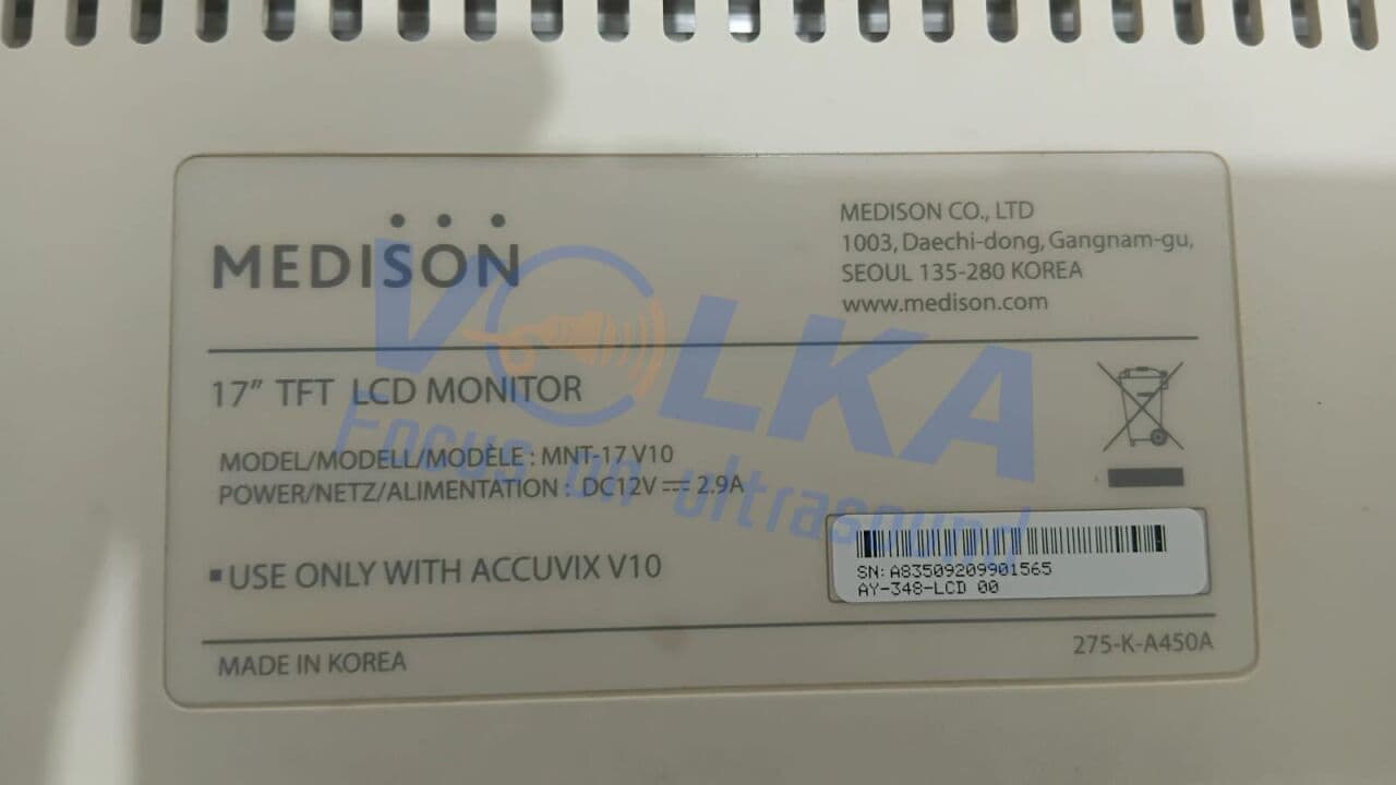 Samsung Medison AY-348-LCD LCD Monitor for Accuvix V10 Ultrasound thumbnail 2