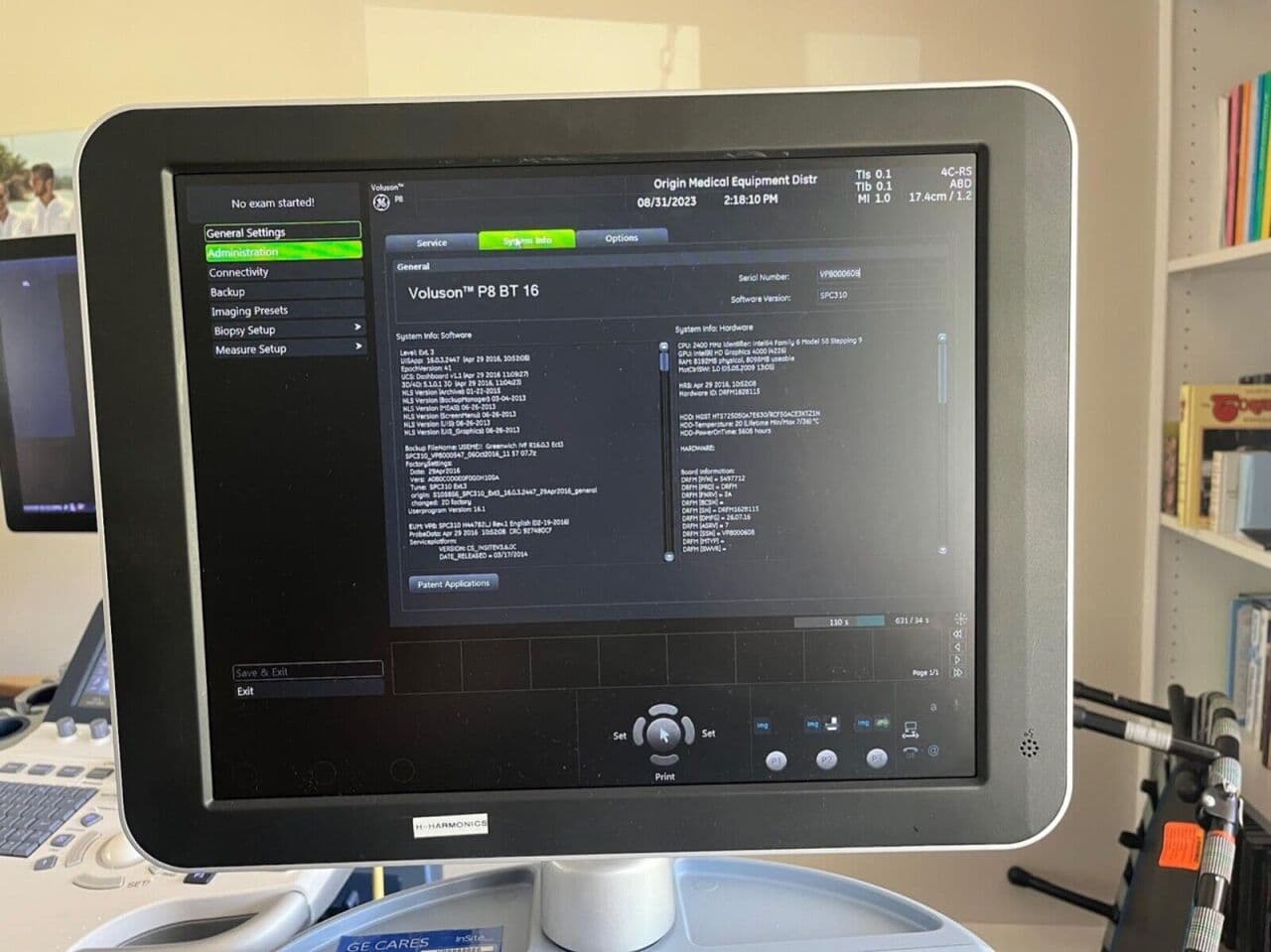 GE Voluson P8 OB/GYN Ultrasound System thumbnail 2