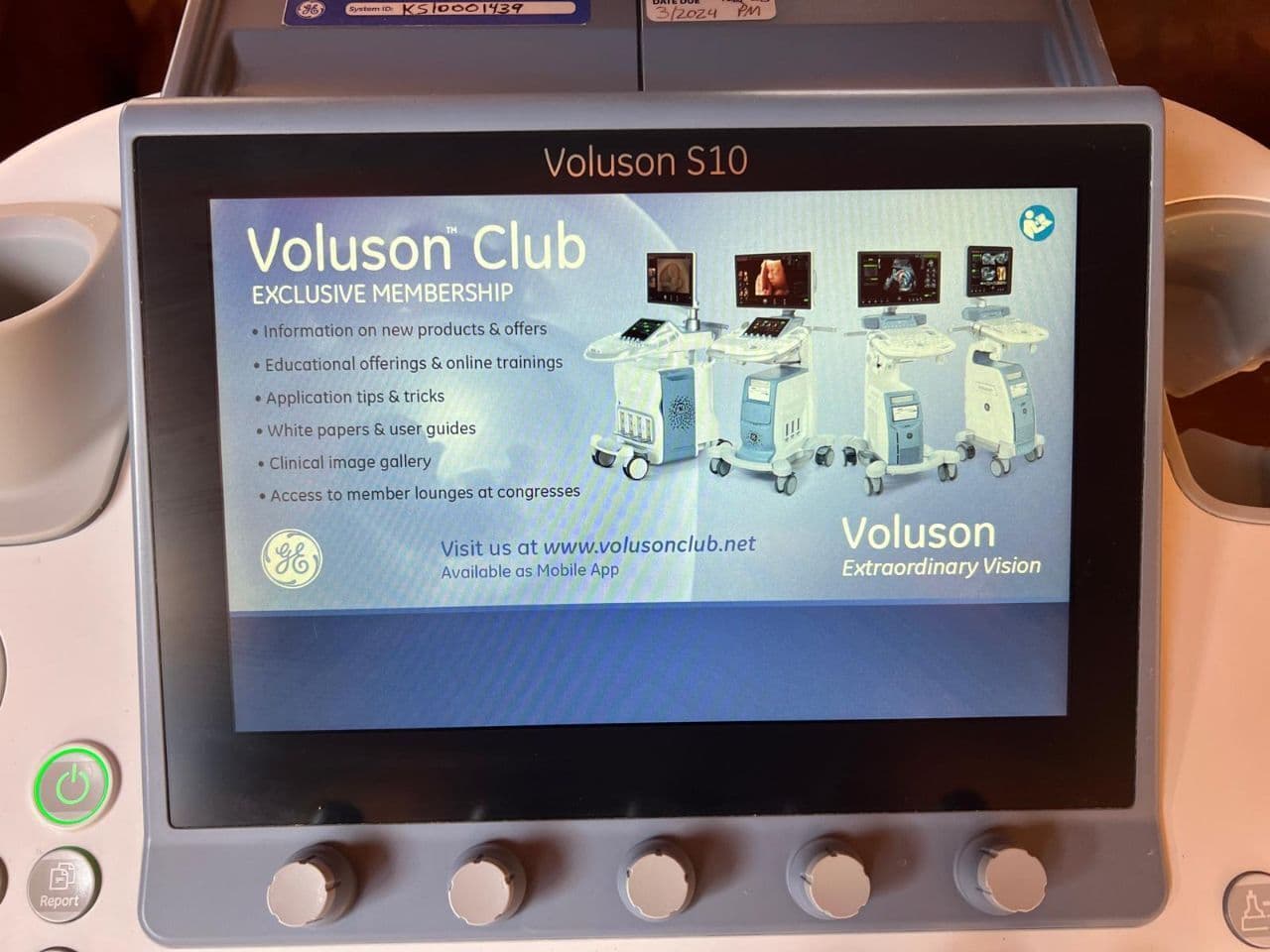 GE Healthcare Voluson S10 BT16 3D/4D Women's Health Ultrasound System thumbnail 9