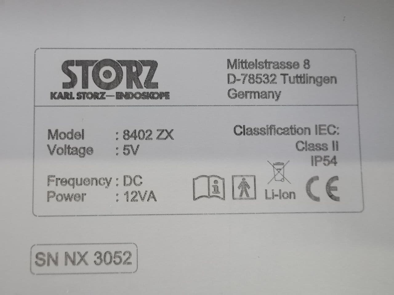 Endoscopic Imaging Processor — Karl Storz 8402 ZX thumbnail 6