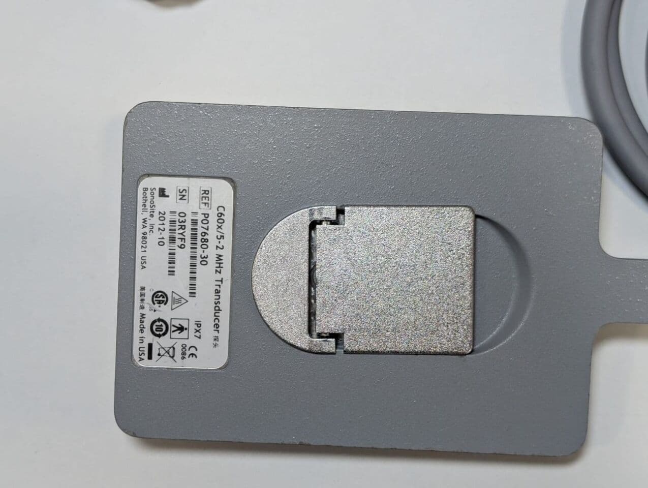Sonosite C60x Convex Ultrasound Transducer thumbnail 2