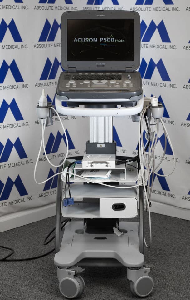 Siemens Acuson P500 Frosk Portable Ultrasound System image 1