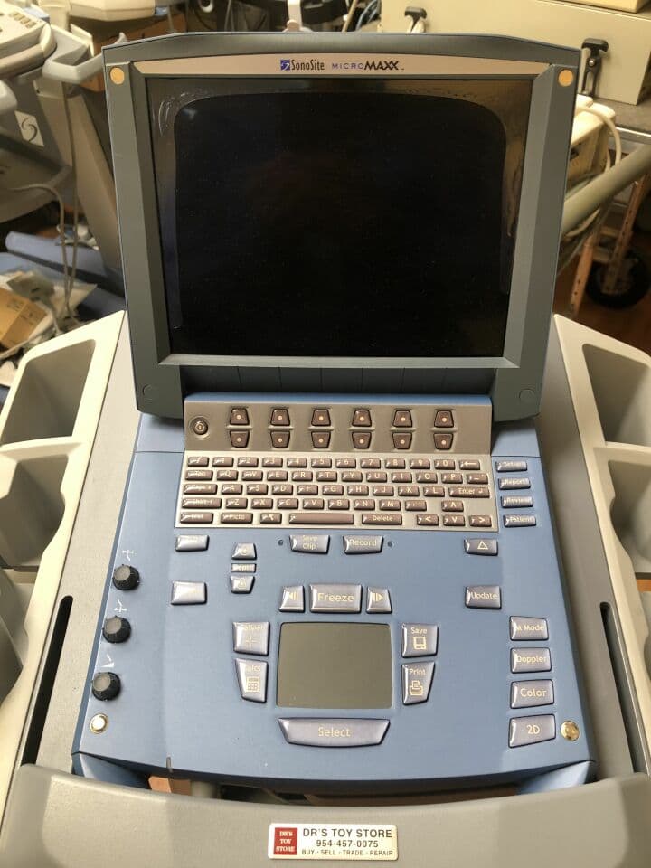 SonoSite Micromaxx Portable Ultrasound System with Linear Probe and Printer thumbnail 3