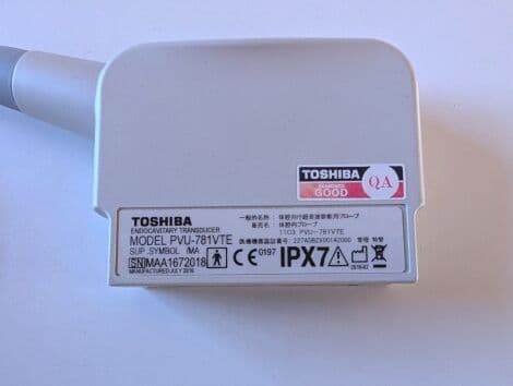 Toshiba PVU-781VT / PVU-781VTE Endocavity Ultrasound Transducer thumbnail 2