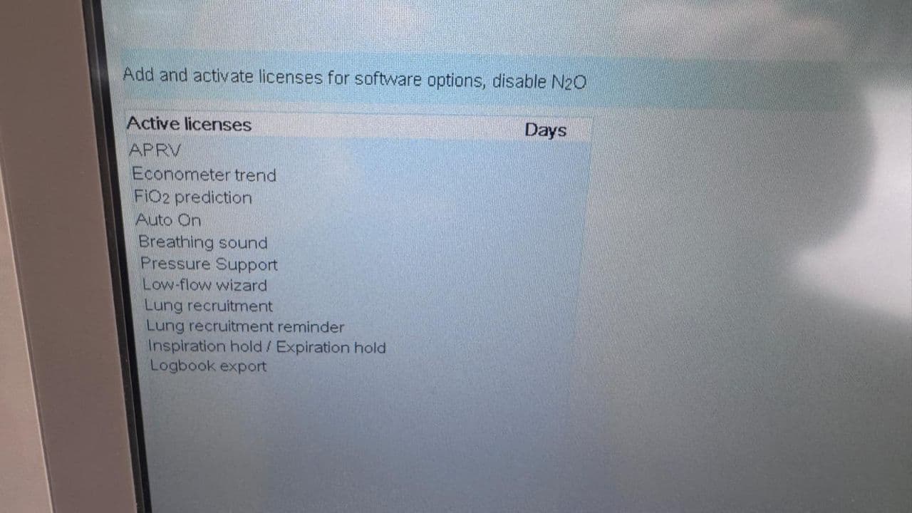 For Sale DRAEGER Perseus A500 Anesthesia Machine thumbnail 8