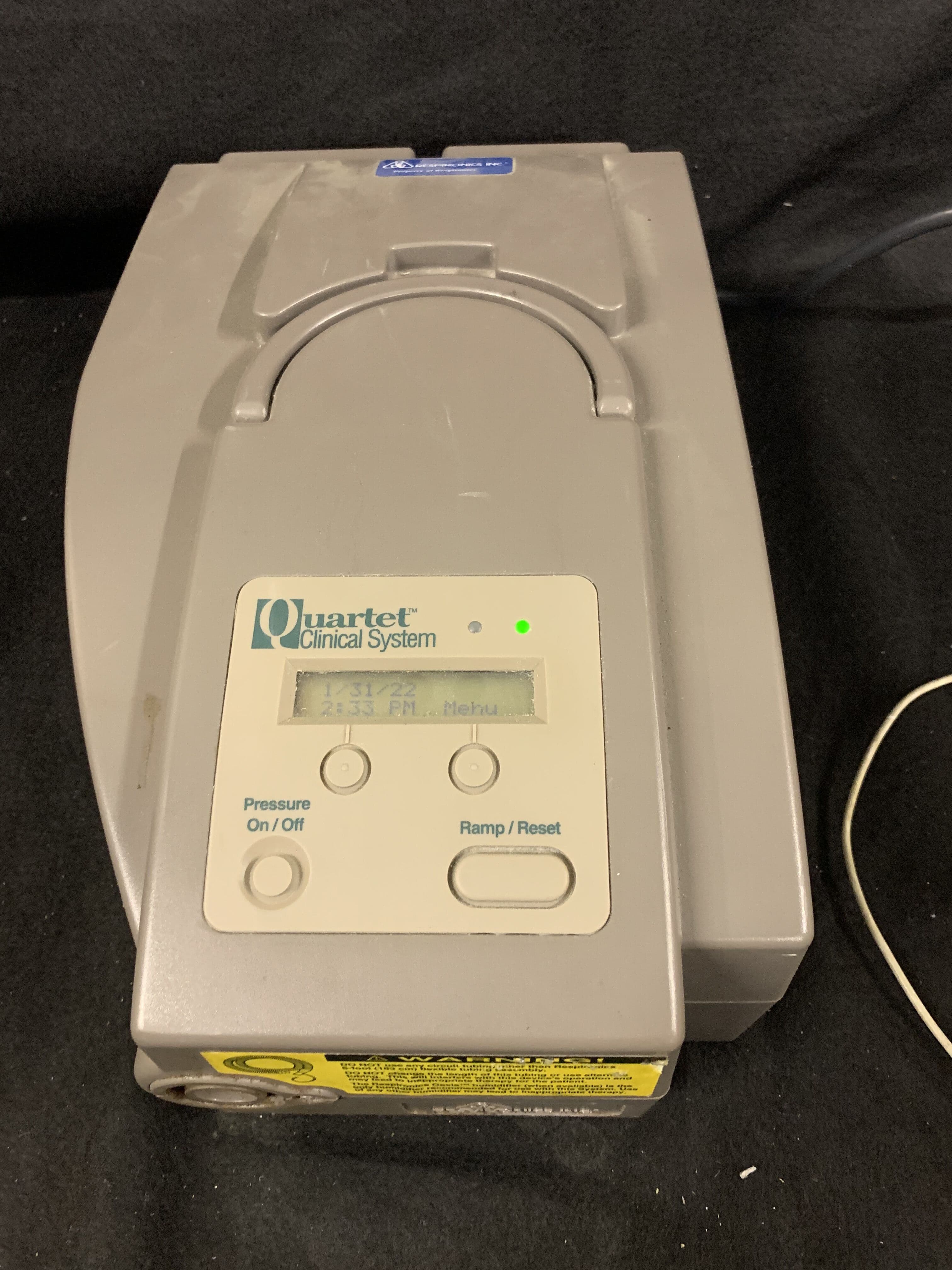 Respironics Quartet Clinical System Bi-level PAP thumbnail 2